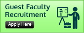 Guest Faculty Recruitment